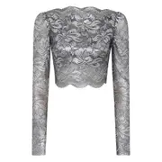 [Rabanne] Rabanne Cropped Top 36 FR SILVER