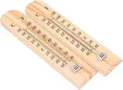 GANAZONO Outdoor Thermometer Analog Hanging Gauge for Garden Greenhouse Room Weatherproof