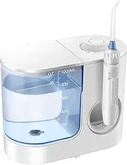 Water Jet Dental Flosser 1000ml White - Electric Oral Pressure Irrigator