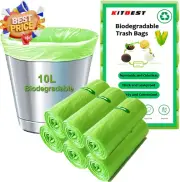 Biodegradable Bin Bags 10L Compostable Trash Bags Kitchen Office