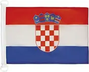 Croatia Nautical Flag 18'' x 12'' - Croatian Flags 30 x 45 cm - Banner 12x18 in for Boat - AZ FLAG
