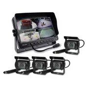 Elinz 9" DVR Monitor 4CH Realtime with 4 Camera Package