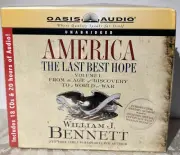 AMERICA Last Best Hope Age of Discovery to a World at War Audiobook Bennett NEW!