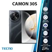 TECNO Camon 30S Android Cell Phone (Black/8GB+256GB/Dual SIM/Unlocked/NEW)