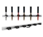 NEW Golf Mechanix Golf Club Track Holder w/ Sliding Clasps (12 Club Capacity)