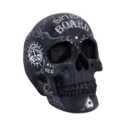 Spirit Board Black Resin Ouija Board Ornamental Skull H20cm Nemesis Now