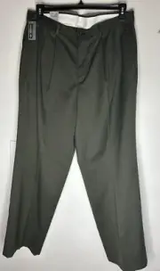 Dockers Recode Classic Dress Pants Mens Pleated Stain Repellent Size 36x32 New!