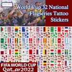 20PCS/ SET NATIONAL FLAG TATTOO STICKERS WATERPROOF TEMPORAR