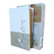 Biblia Recuerdo de Boda RV1960 imit. piel blanco lino - para novios