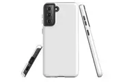 For Samsung Galaxy S21+ Plus Case, Tough Protective Back Cover, White