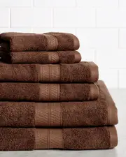 Superior Rayon from Bamboo Blend Solid 6pc Towel Set