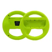 Catzon 2pcs SND-399 Switch Game Steering Racing Handle Steer Wheel Holder For Nintend Switch NS Joy-Con Controller-Green