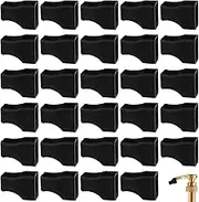 30 Pcs Coffee Syrup Pump Tip Covers, Black Silicone Caps for Syrup Pumps, Skinny Tip Cap Covers for Pump Fits Vanilla Pumpkin Spice Clean Dispensing