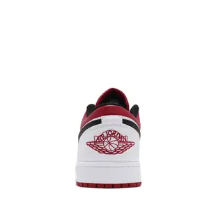 Nike 休閒鞋 Air Jordan 1 Low 白 黑紅 喬丹 1代 男鞋 AJ1 【ACS】 553558-118