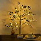 24 LED Warm White Night Light Fairy Bonsai Tree Bedside Table Lamp Room Decor
