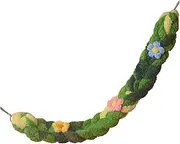Generic Bird Rope Perch Sugar Glider Climbing Rope, Bird Perches Stand, Parrots Climbing Standing Toy, for Budgies, Green Yellow