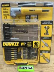 DEWALT DWAC40SETRA-40 Pcs Drill Bit w/ Right Angle Adapter/Tough Case Set - DN64