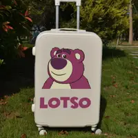 在飛比找ETMall東森購物網優惠-貼紙防水可愛旅行箱草莓熊