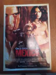 "Once upon a time in Mexico." Cinema Flyer. Excellent condition. Johnny Depp.