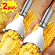 Stainless Steel Corn Peeler Serrated Corn Stripper Peelers Cob Shaver Planer Thr