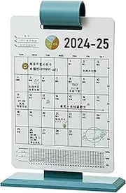 Desktop Calendar | Home Decor Desk Calendar Ornament - Desk Standing Calendar Creative Desktop Calendar Schedule for Living Room Study Bookshelf Decor