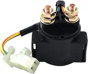 QASULER Motorcycle Starter Relay Solenoid, for Yamaha, PRO Hauler PRO-4 YFU1 Radian YX600 Raptor 50 80 Riva 180 XC180 200 Serow XT225 Motorcycle Engine Start Relay