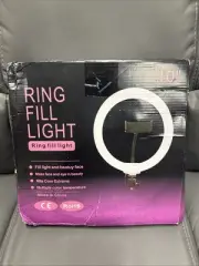 New Rovtop 10" Ring Fill Light for Live Streaming Tripod, LED, Circle, Manual