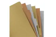 6pc Filofax A5 Metallic Notebook Indicies File Divider Stationery Organiser