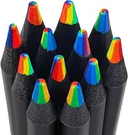 ThEast Stocking Stuffers for Kids,12-Color Rainbow Pencils, Colored Pencils for Adult Coloring, Drawing Kit Fun Pencils Cool Stuff Art Supplies for Kids