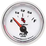 Autometer C2 Series Fuel Level Gauge Electric - 240 - 33 Ohm, 2 1/16 Inch, Short Sweep, AU7116