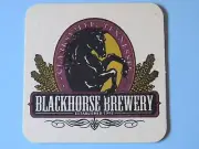 Beer COASTER ~ Blackhorse Pub and Brewery ~ Clarksville, TENNESSEE Since 1995