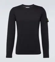 [Stone Island] Stone Island Compass cotton-blend sweater AU 99 black