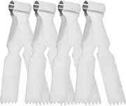 Beginner Tongs - Tongs, Pastry Tools | 4 Stainless Steel Serving Tweezers - Tools for Cooking , Pastry and Tart, Scraper Press