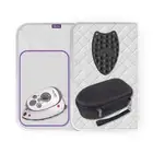 Mini Iron, Rest & Ironing Mat - Lightweight Mini Steam Iron with Hard Shell T...