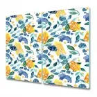 Glass Induction Ceramic Hob Cover Hippo Houses | | Watercolour 2x30x52