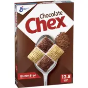 Chocolate Cereal, Gluten Free Breakfast Cereal, Made with Whole Grain, 12.8 oz