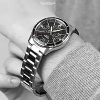 在飛比找樂天市場購物網優惠-CASIO手錶 魅力黑三眼鋼錶【NECE12】