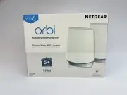 NETGEAR Orbi AX4200 Tri-Band Mesh Wi-Fi 6 System RBK752 - 4.2GBPS NIB SEALED