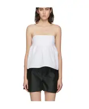 quilted flared top UK10 Nude