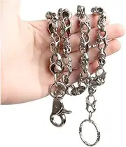 1 Pcs 32 inch Full Skull Strong Anti-Theft Retro Waist Chain Wallet Chain