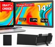 14" Laptop Screen Extender 1080P Dual Portable Monitor USB-C HDMI Plug & Play