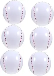 EXHUMKY Teractive Inflatable Football Beach Pool Toys PVC Sports Balls for Adults Teens Fun for Interactive Games Random
