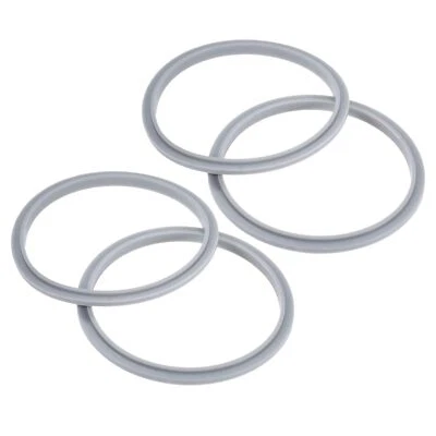 4 Pack Gasket Rubber Seal Ring with Lip Replacement for Nutribullet, Rubber Ring