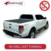Ford Ranger Tonneau Cover - No Drill Cover to suit No Sport Bars, No Headboard
