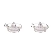 2x Appetito Glass Hand Manual Fruit Juicer Home Kitchen Cooking Tool Tableware