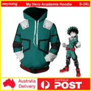 My Hero Academia Izuku Midoriya Cosplay Costume Hoodie Pullover Sweatshirt Party