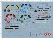Detail Up 1/96 VF-1S A MC03 Macross Spacecraft Markings Model Water Slide Decal