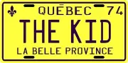 Gary Carter Expos Rookie "The Kid" 1974 License plate