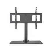 NNEMB TV Stand for 37-55 Inch Television Screens Adjustable Height Universal VESA Holds 50kg Black