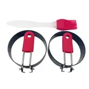 Stainless Steel Omelette Rings Love Flower Omelette Creative Omelette Maker
